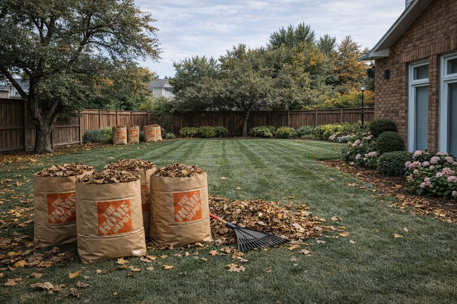 Professional yard clean up in Thornhill Ontario